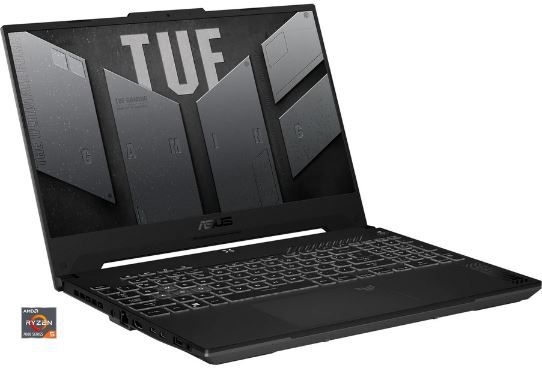 ASUS TUF Gaming A15 FA507 Gaming Notebook mit Ryzen 5 + RTX 4050 für 649€ (statt 716€)