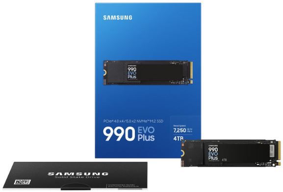 Samsung 990 EVO Plus NVMe SSD mit 4 TB für 284,89€ (statt 320€)