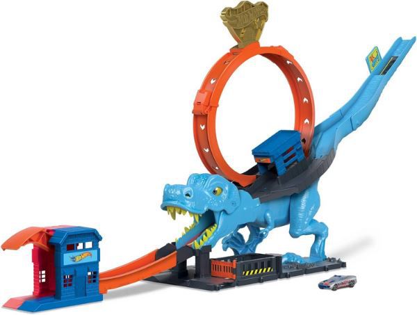 Hot Wheels HNP77 Autorennbahn T Rex Angriff für 27,99€ (statt 34€)