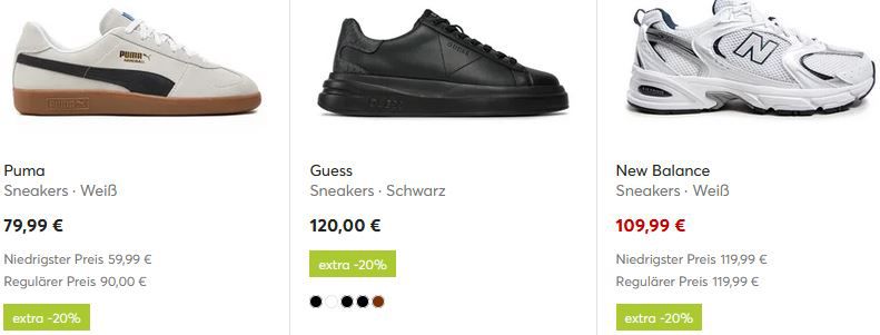 🔥eSchuhe New Season Sale + 20% Extra Rabatt ab 99€   Timberland, Nike, New Balance u.v.m.