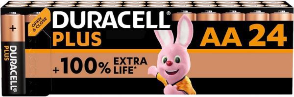 24er Pack Duracell Plus AA Batterien für 13,49€ (statt 17€)