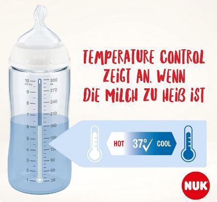 3er Pack NUK First Choice+ Babyflaschen, 300ml für 16,99€ (statt 21€)