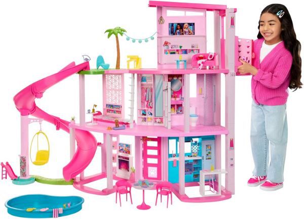 Barbie HMX10 Traumvilla mit Zubehör, 3 stöckig für 169,99€ (statt 189€)