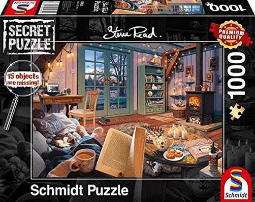 Schmidt Spiele Im Ferienhaus, 1000 Teile Secret Puzzle für 10,15€ (statt 14€)