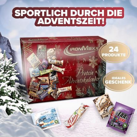 💪 IronMaxx Protein Adventskalender 2024 ab 48,35€ (statt 60€)