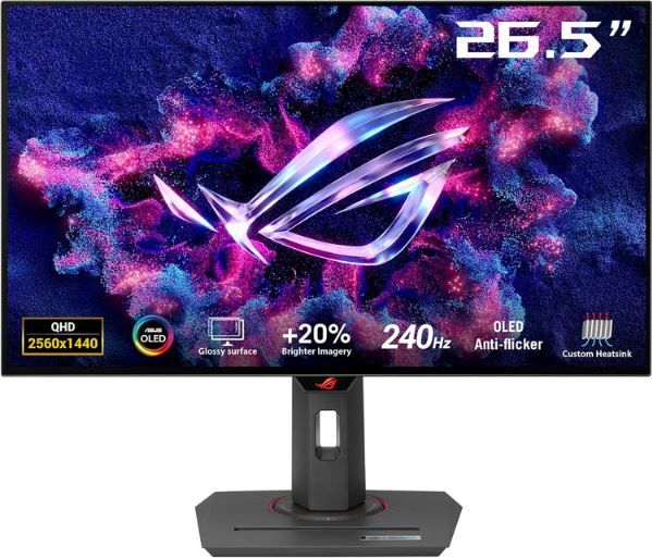 ASUS XG27AQDMG ROG Strix 27 OLED WQHD Gaming Monitor, 240Hz für 549€ (statt 650€)