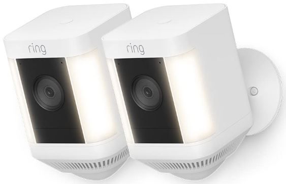 📷 2er Pack Ring Spotlight Cam Plus Battery Überwachungskamera für 199,99€ (statt 300€)