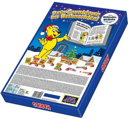 Haribo Weihnachtssüßigkeiten Adventskalender 2024 für 9,99€ (statt 15€)