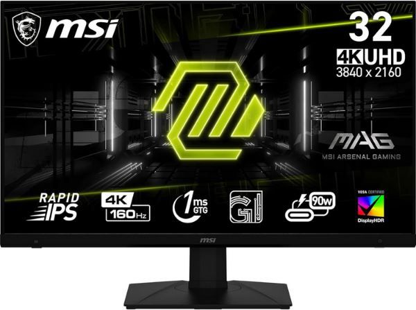 MSI MAG 322UPF 32 4K UHD Gaming Monitor mit 160Hz für 549,99€ (statt 694€)