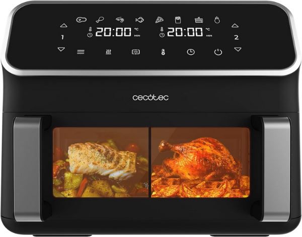 🍟 Cecotec Cecofry Panoramic 9000 Heißluftfritteuse, 9L für 99,89€ (statt 117€)