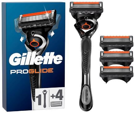 Gillette ProGlide Nassrasierer + 4 Rasierklingen für 14,99€ (statt 21€)