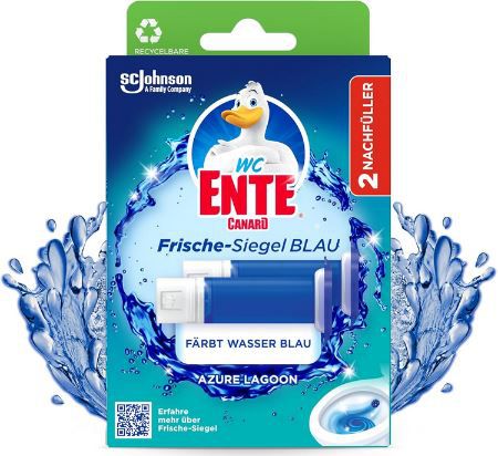 2er Pack WC Ente Frische Siegel Nachfüller mit 12 WC Steine ab 2,39€ (statt 4€)