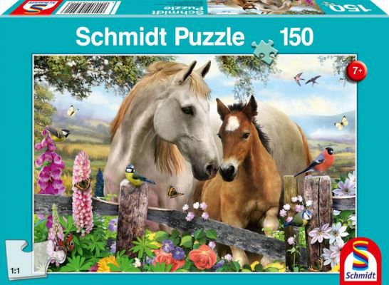 Schmidt Spiele Stute und Fohlen, 150 Teile Kinderpuzzle für 7,90€ (statt 11€)