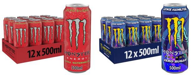 2 x 12er Pack Monster Energy in verschiedenen Sorten ab 20€ (statt 34€)