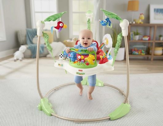 Fisher Price K7198 Rainforest Jumperoo Spielsitz für 76,90€ (statt 94€)