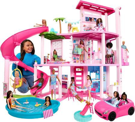 Barbie HMX10 Traumvilla mit Zubehör, 3 stöckig für 169,99€ (statt 189€)