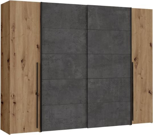 Forte Narago Schwebetürenschrank mit Drehtüren (270cm) für 348,98€ (statt 520€)