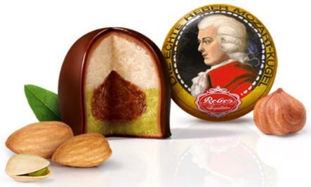 8er Pack Reber Mozart Kugeln aus Zartbitter Schokolade, 160g für 5,37€ (statt 8€)