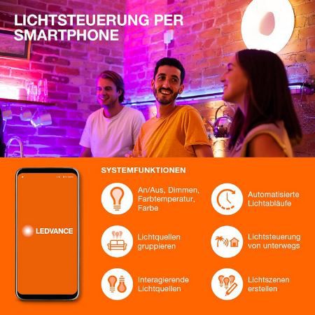 Ledvance Planon Smart+ LED Deckenleuchte, Frameless, 40cm x 10cm für 24,99€ (statt 42€)