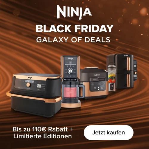 🔥 Ninja Black Friday Deals bis zu 110€ Rabatt +10% Extra – z.B. Deluxe Foodi ab 162€ (statt 230€)