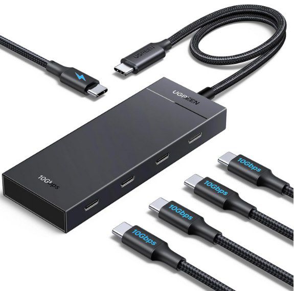 UGREEN USB C 10 Gbps Hub mit 100W PD für 14,99€ (statt 20€)