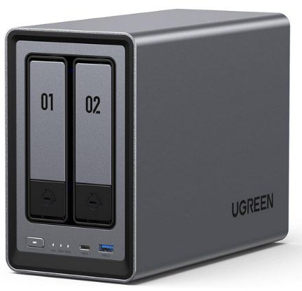 UGREEN NASync DXP2800 2-Bay Desktop NAS für 339,99€ (statt 400€)