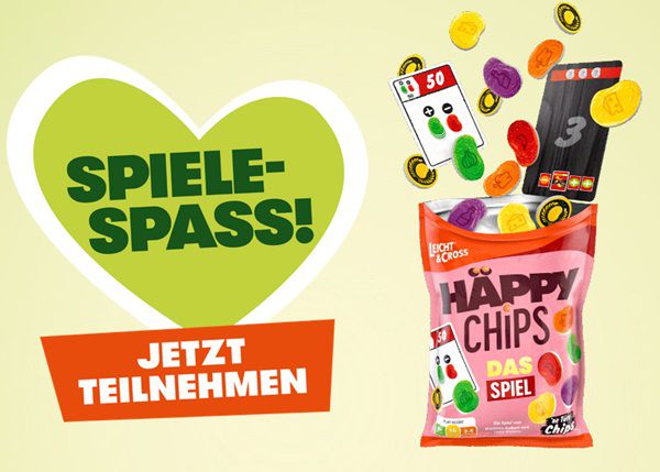 Mit Kauf von Leicht & Cross Häppy Chips Produkten Häppy Chips das Spiel gratis erhalten