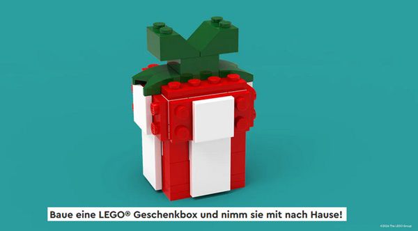 Gratis: LEGO Geschenkbox bei Bauaktion in LEGO® Stores am 06.12.