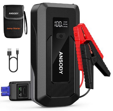 ANSODY S7 Starthilfe Powerbank mit 3.000A für 39,99€ (statt 70€)