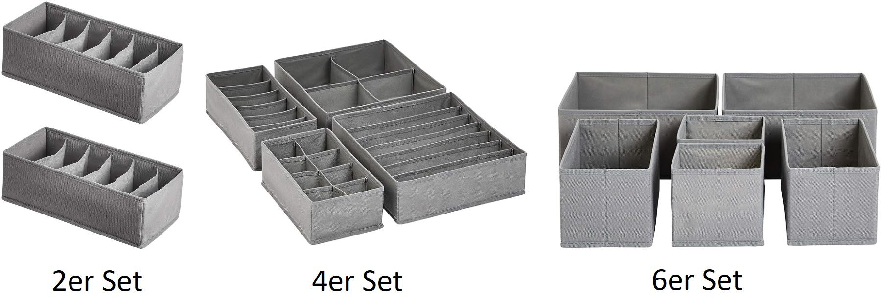 Amazon Basics Unterwäsche Organizer für die Schublade ab 5,39€