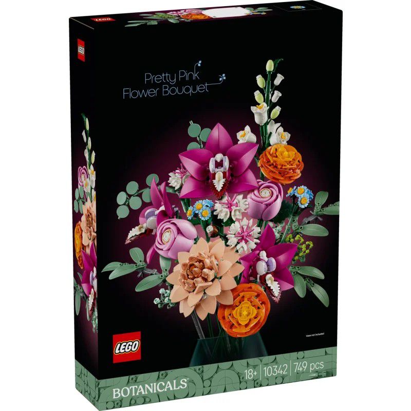 LEGO® Botanical Collection   10342 Schöner Rosafarbener Blumenstrauß