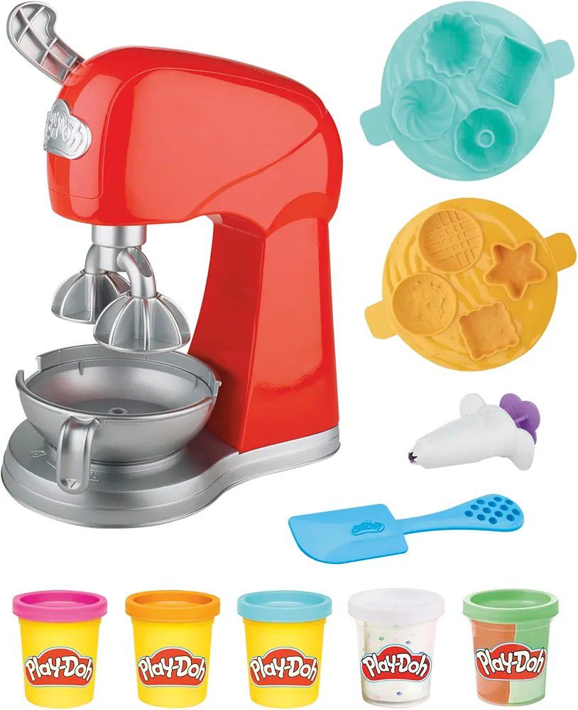 Play Doh Kitchen Creations Super Küchenmaschine, Küchenspielzeug mit Zubehör, zum Kneten und Spielen für Kinder PRIME