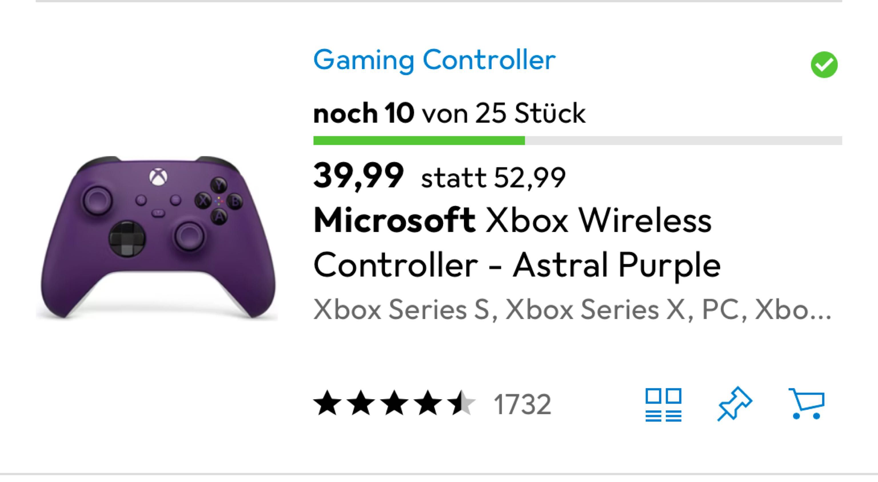 xBox Controller ab 39,99€ versandkostenfrei