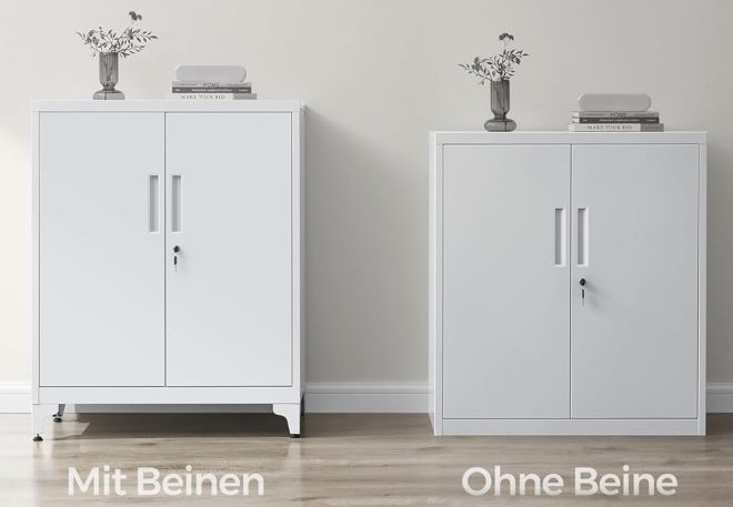 SONGMICS Mehrzweckschrank aus Stahl mit 2 Türen für 74,99€ (statt 108€)