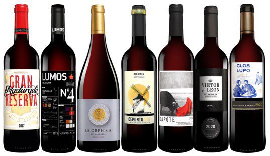 🍇 Vinos Festwein Paket mit 6 Flaschen Rotwein + Magnumflasche für 29,99€ (statt 60€)