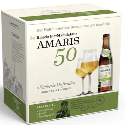 🍻8x 0,33l Riegele Amaris 50   Genussbier aus der Riegele Brauerei für 12€ (statt 20€)