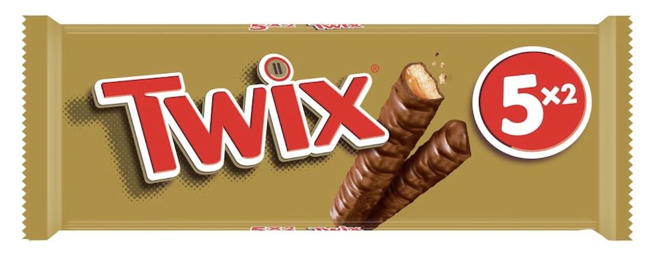 5x 50g Snickers oder Twix Riegel für 1,79€