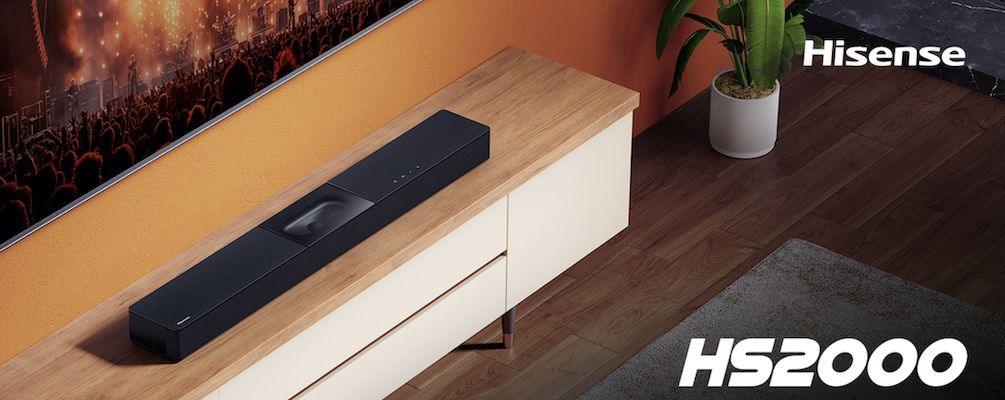 Hisense HS2000 2.1 Kanal Soundbar mit integriertem Subwoofer für 89€ (statt 99€)