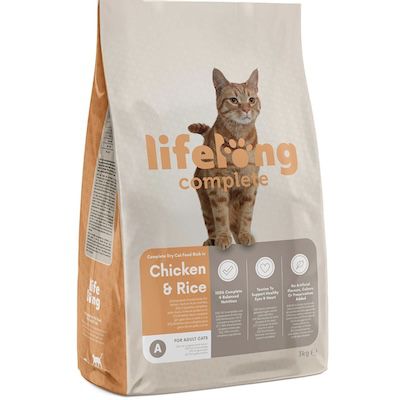 3kg Lifelong   Complete Trockenfutter für ausgewachsene Katzen für 6,90€ (statt 12€)