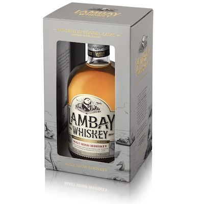 🥃 0,7l Lambay Irish Whiskey Cognac Cask Finish für 41,54€ (statt 54€)