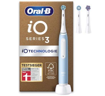 🪥 Oral-B iO Series 3 Plus Edition – Elektrische Zahnbürste für 74,99€ (statt 94€)