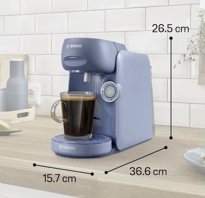 Bosch Tassimo Finesse Kapselmaschine in Blau für 29,90€ (statt 40€)