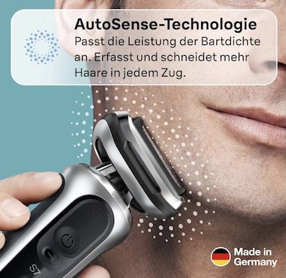 Braun Series 7 Elektrorasierer mit Reinigungsstation für 143€ (statt 163€)