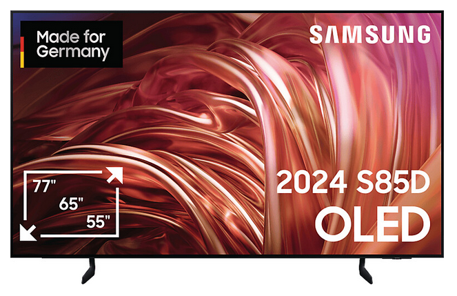 Samsung GQ77S85DAEXZG 77 OLED TV 2024 + Galaxy A55 5G 128GB für 1.595€ (statt 1.799€)