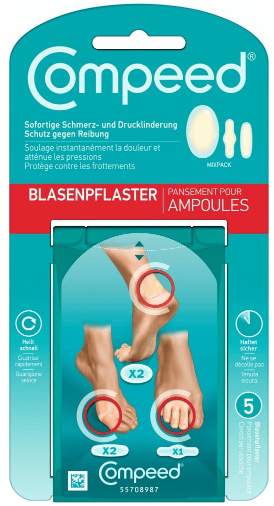 Compeed Blasenpflaster Mixpack mit 5 Stück für 4,49€ (statt 9€)