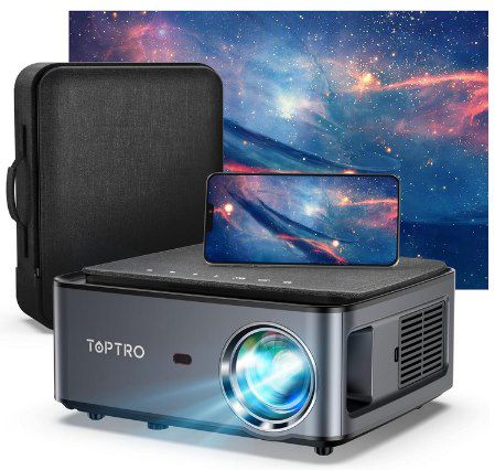 TOPTRO X1 1080p Beamer mit Trapezkorrektur für 89,99€ (statt 140€)