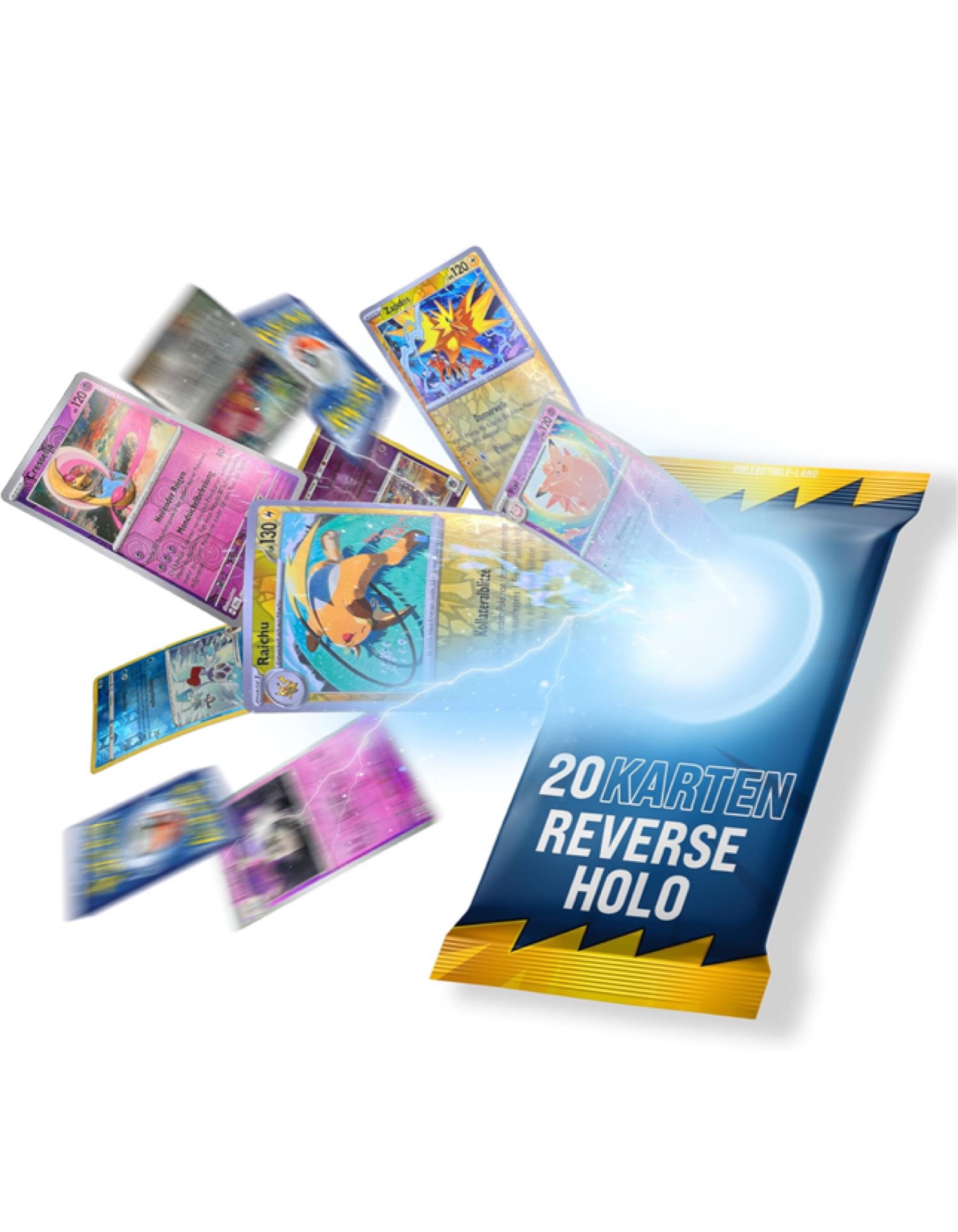 Pokemon Karten 20 original Reverse Holo   Deutsch –