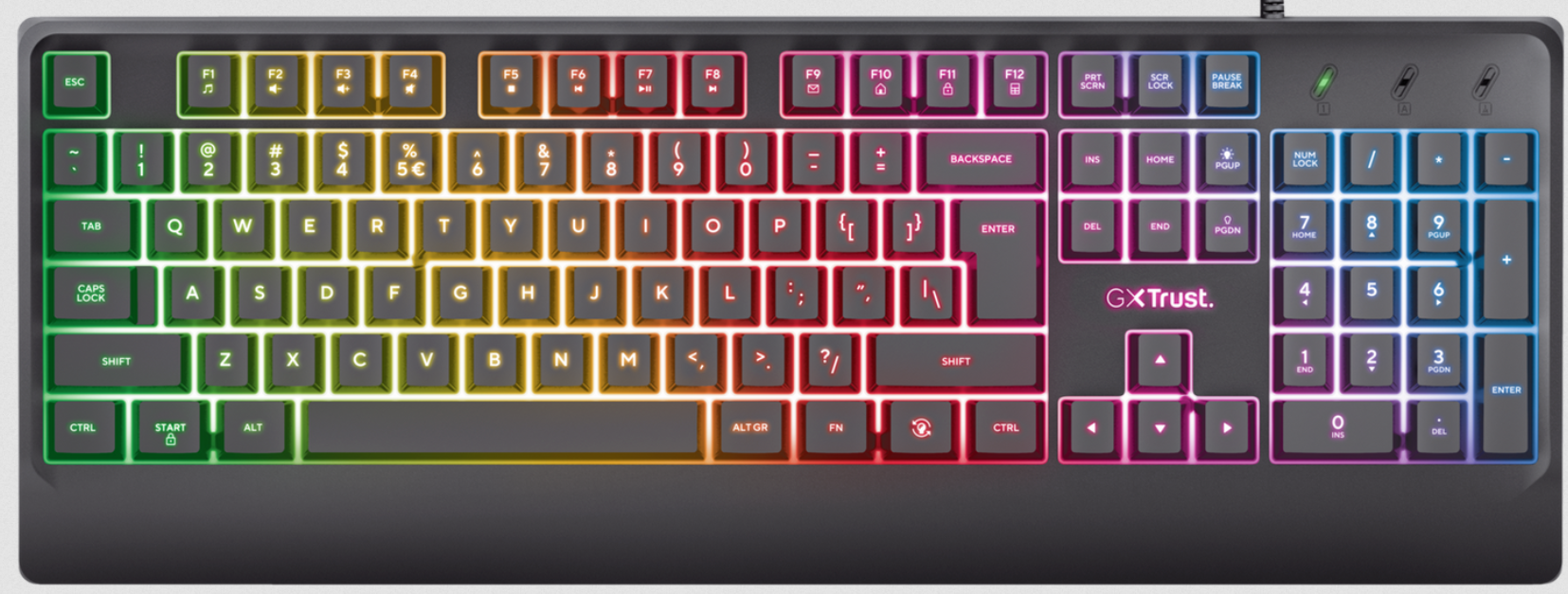 Trust Verkabelt beleuchtete Tastatur für 7,77€ (statt 15€)