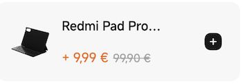 Redmi Pad Pro 5G Tablet 6/128GB + Pro Keyboard für 228,71€ (statt 373€)