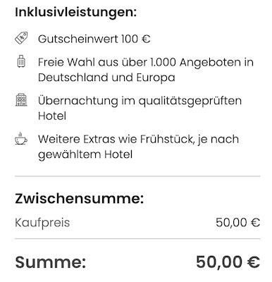 🎁 Last Minute Geschenk 🎅 Travelcircus 100€ Wertgutschein für 50€ (übertragbar!)